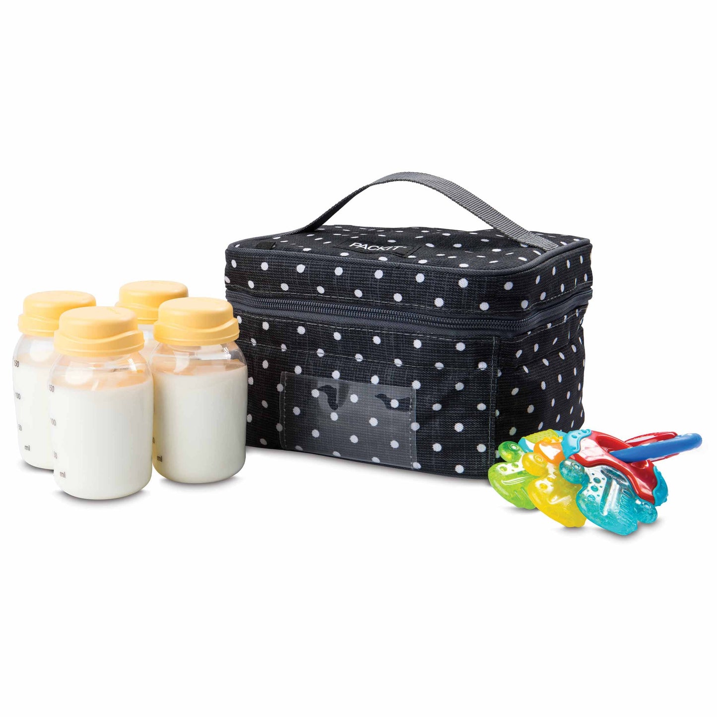 freezable-breastmilk-and-formula-cooler-c5 2023_Breastmilk-Cooler_Polka-Dots_Left_Food-Combo_Lores.jpg