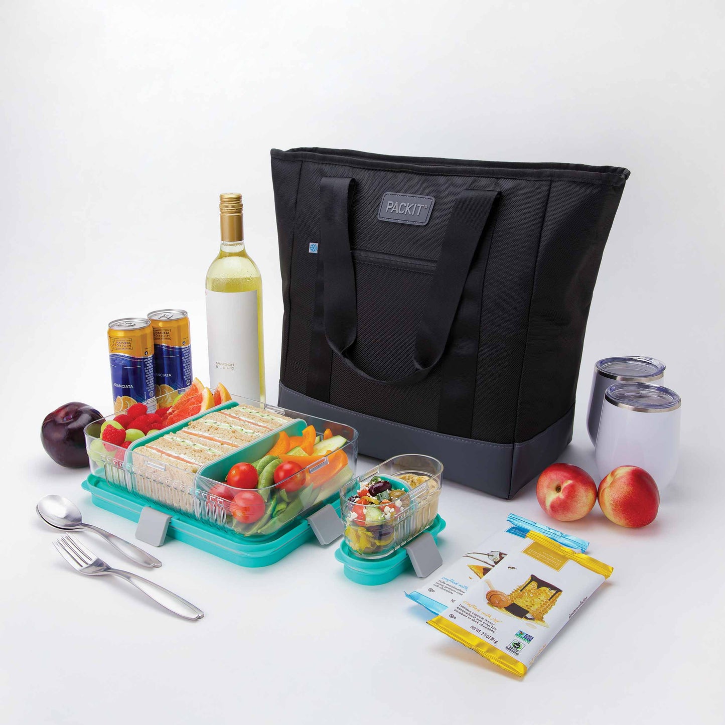 freezable-carry-tote-q9 freezable-carry-tote-black-gray-food-combo-angled.jpg