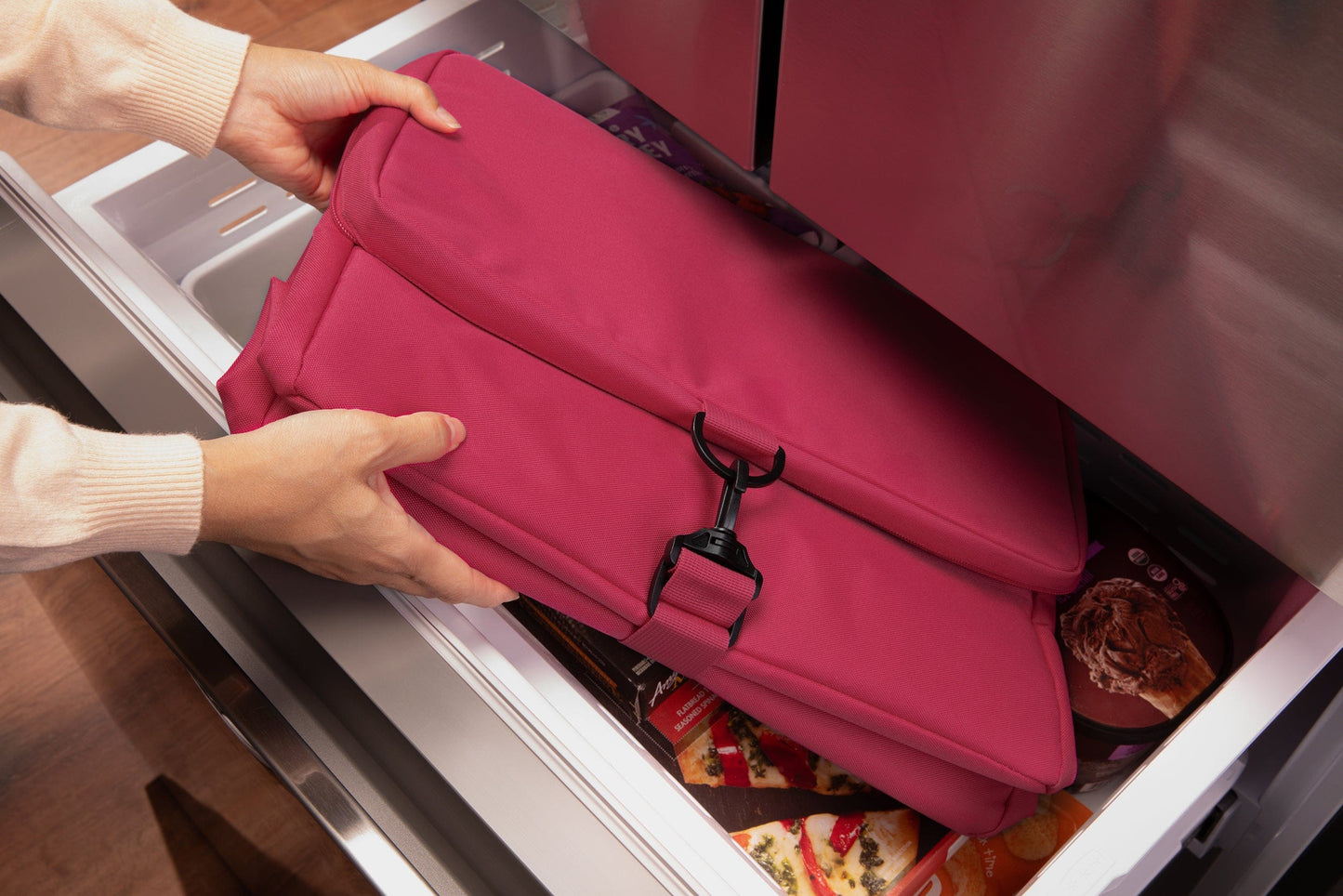 freezable-market-tote-l7 freezable-market-tote-magenta-lifestyle-freezer.jpg