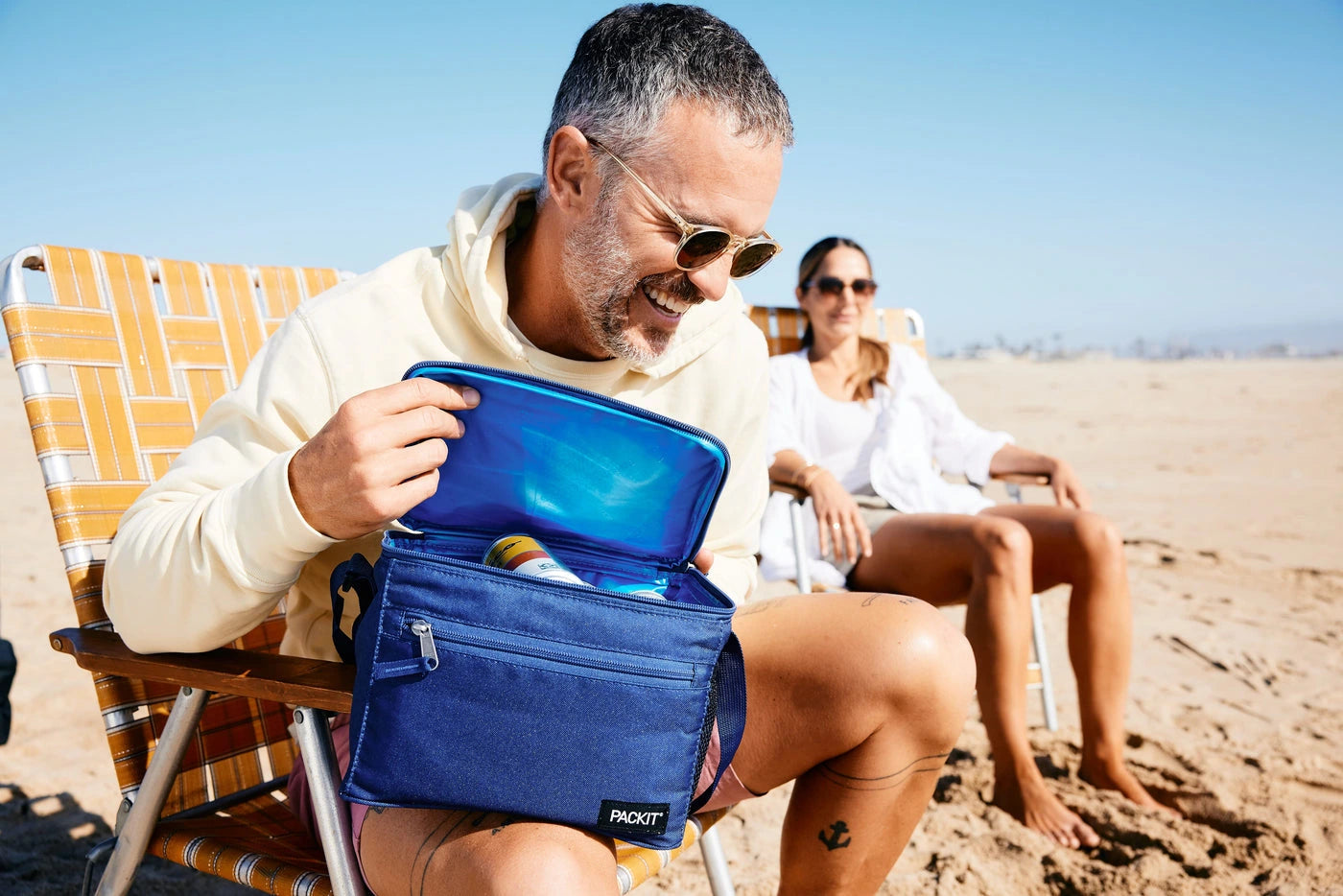 PackIt cooler ready for an outdoor day trip